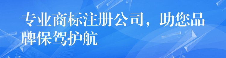 专业商标注册公司，助您品牌保驾护航